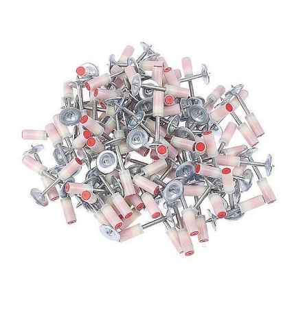 Noutati Real Auto - Set cuie ciuperci 100 bucati pentru pistol autopropulsat - 27 mm, 7.3 mm