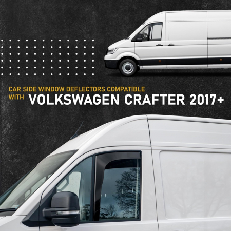 Paravanturi auto  geamuri față, pentru VW CRAFTER, MAN TGE 2017+ [1]