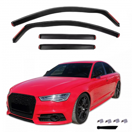 Audi - Set  Paravanturi auto fata si spate pentru AUDI A6 C7 SEDAN (2011-2018)