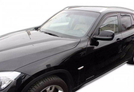 Set Paravanturi auto geamuri fata si spate pentru BMW X1 (E84) 2011-2013 Facelift [1]