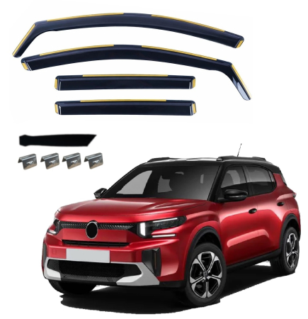 Paravanturi - Set  Paravanturi auto  geamuri fata si spate pentru CITROEN C3 AIRCROSS II 2024+