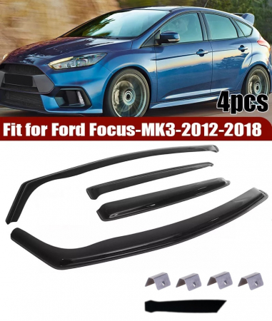 Paravanturi - Paravanturi auto  geamuri față și spate, pentru FORD FOCUS MK3 4/5D 2011-2018