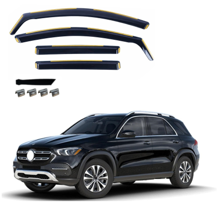 Paravanturi - Set Paravanturi auto geamuri fata si spate pentru Mercedes Benz GLE V167 2020-2023