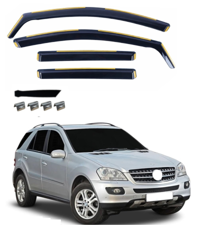 Mercedes - Set Paravanturi auto geamuri fata si spate pentru Mercedes Benz ML W164 2005-2011