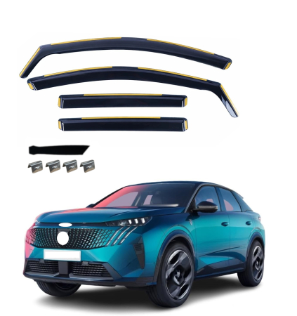 Peugeot - Set Paravanturi auto pentru geamuri fata si spate pentru Peugeot 3008 III 2023+