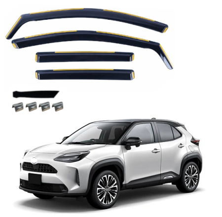 Accesorii pentru exterior - Set Paravanturi auto geamuri fata si spate pentru Toyota Yaris Cross (XP210) 2020+