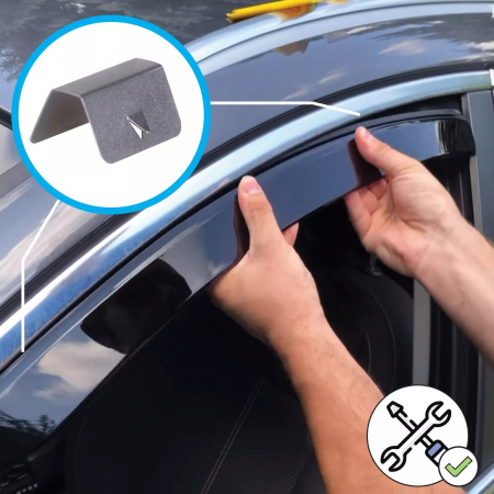 Set Paravanturi auto  geamuri fata si spate pentru VOLVO XC60 2-Gen 2018+ [6]