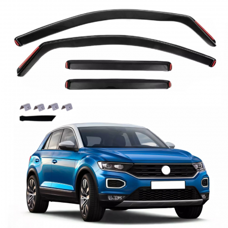 Paravanturi - Paravanturi auto de vant pentru geamuri fata si spate pentru VW T-ROC 2017+
