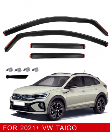 Paravanturi - Set  Paravanturi auto geamuri fata si spate pentru VW Taigo 2022+