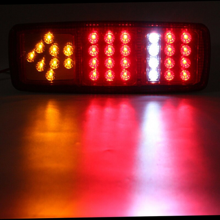 Set de Doua Lampi Auto LED Spate  5 Functii, Remorca, Camion, Trailer, 12V [1]