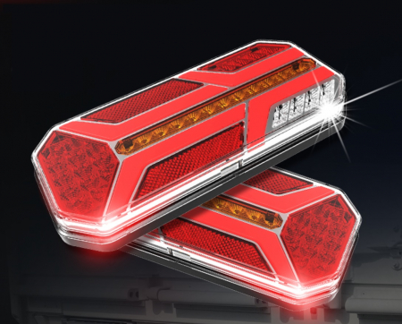 Set Lampi Spate LED, 235x110mm, 7 functii, Semnalizare Dinamica, Stanga si Dreapta [2]