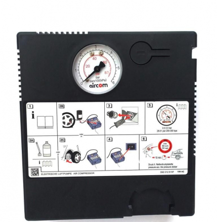 Set de reparații anvelope auto si compresor AirCom pentru VAG (Volkswagen-Audi Group) 5G0 601 705 [7]
