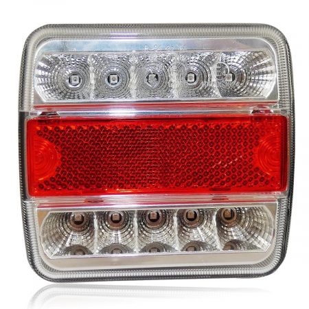 Set stopuri LED cu cinci funcții 12V cu magnet și cablu 7,5m pentru remorci, platforme, rulote și altele. [2]