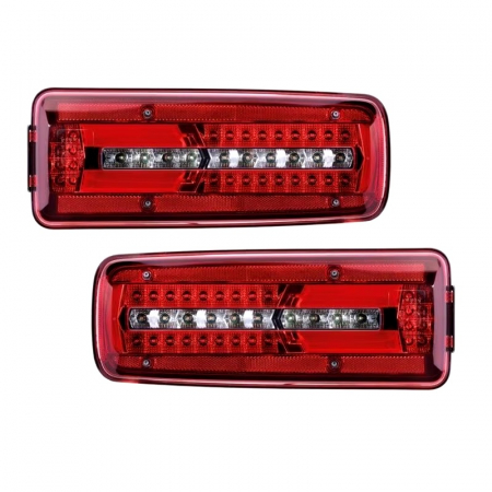 Set  stopuri LED stânga și dreapta 24V cu 8 funcții, potrivit pentru remorcă, rulotă, dubă, tir, camion Man TGX [6]