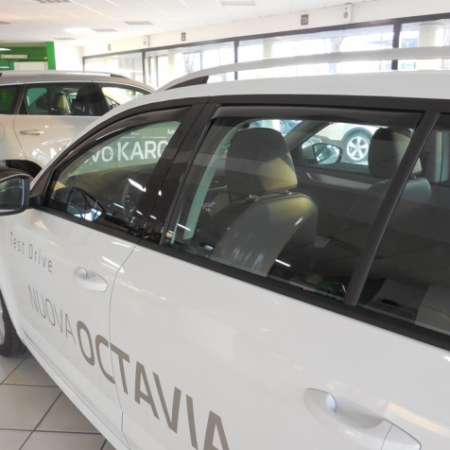 Set deflectoare aer fata; spate Skoda Octavia (2013- ) [3]