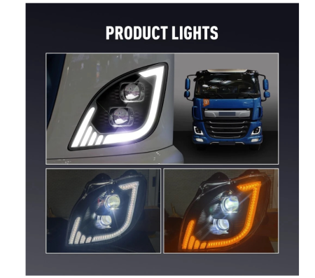 Set Faruri LED 24V cu DRL pentru DAF XF 106 / 116 OEM KF-L2137 [2]