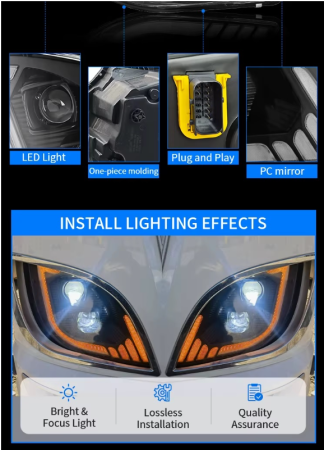 Set Faruri LED 24V cu DRL pentru DAF XF 106 / 116 OEM KF-L2137 [6]