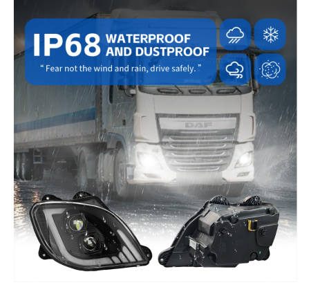 Accesorii Camioane - Set Faruri LED 24V cu DRL pentru DAF XF 106 / 116 OEM KF-L2137