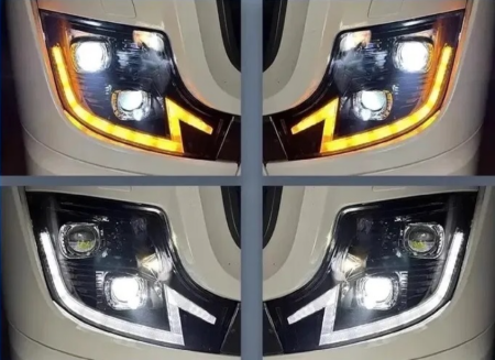 Set faruri LED 24V stanga + dreapta cu DRL pentru Mercedes Actros MP4/MP5 OEM 9608200239 / 9608200339 / 9608200439 / 9608200539 [8]