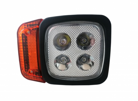 Set faruri LED intermitent, potrivite pentru tractor, mașină de recoltat, excavator, plug de zăpadă, etc. - 4 diode (12W, 1000 lm pentru fiecare lumină) [1]