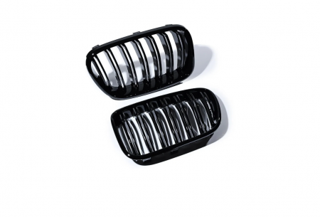 Set Grile duble negru lucios BMW X3 F25 (2010-2014) [4]