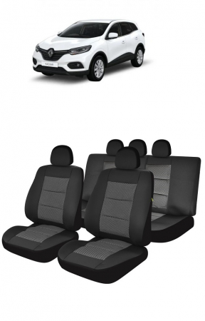 Renault - Set huse scaune RENAULT KADJAR 2015-2019 (BANCHETA FRACTIONATA)