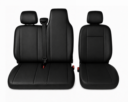 Set Huse din Piele Ecologica dedicate Renault Master III 2010-2019 – Negru [2]