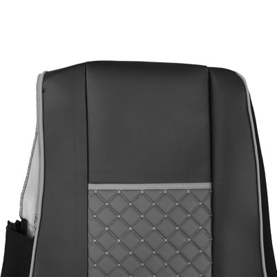 Set huse din piele ecologica pentru DAF XF 106 (2015-2021) Gri/Negru [4]