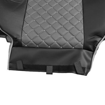 Set huse din piele ecologica pentru DAF XF 106 (2015-2021) Gri/Negru [7]