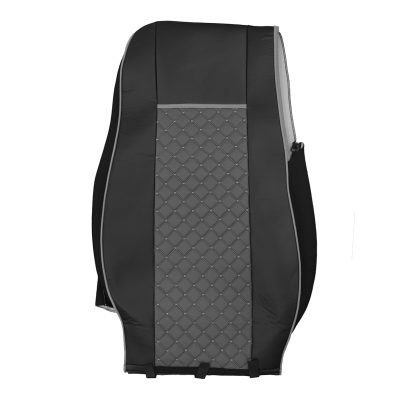 Set huse din piele ecologica pentru DAF XF 106 (2015-2021) Gri/Negru [3]