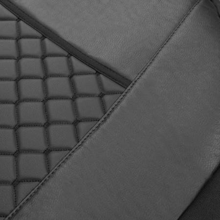 Set huse din piele ecologica pentru IVECO STRALIS S-WAY (2021-2025)  Negru [5]