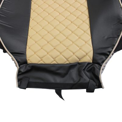 Set huse din piele ecologica pentru MAN TGX 2015–2021- Bej/Negru [4]