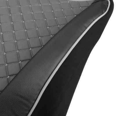 Set huse din piele ecologica pentru MAN TGX 2015–2021 Gri/Negru [6]