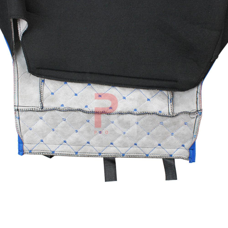 Set huse din piele ecologica pentru MAN TGX 2021-2025 - Albastru/Negru [4]