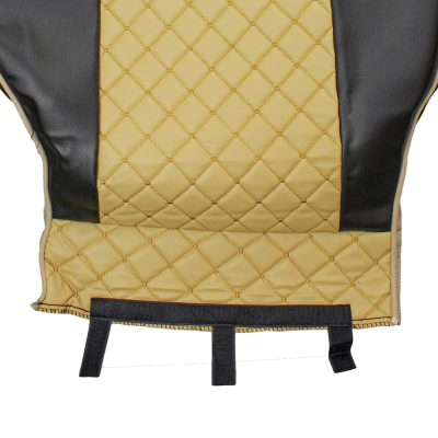 Set huse din piele ecologica pentru MAN TGX 2021-2025 Bej/Negru [8]