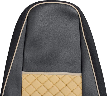 Set huse din piele ecologica pentru VOLVO FH12 2006-2015 Bej/Negru [4]