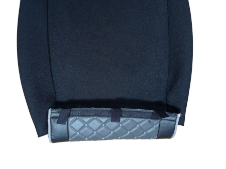 Set huse din piele ecologica pentru VOLVO FH12 2006- 2015 Gri/Negru [7]