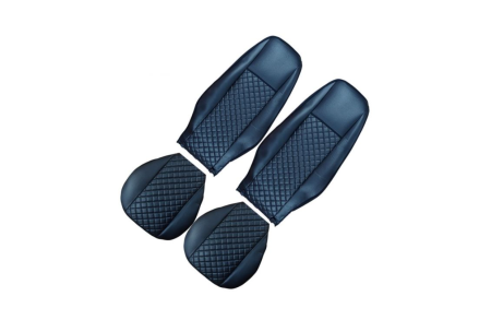 Set huse  din piele ecologica pentru VOLVO FH12 2006- 2015 - Negru [1]