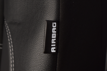 HUSE AUTO PENTRU OPEL COMBO C (2001-2012) EXCLUSIVE ALCANTARA - NEAGRA 1+1 [4]