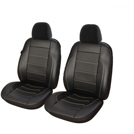 Volkswagen - Set huse fata piele perforata Volkswagen Golf V (2004-2009)