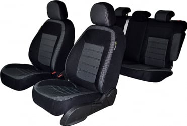 Audi - Set huse SCAUN AUDI A - 4 B8 2009 - 2016 bancheta fractionata CU TETIERE FATA STANDARD TETIERE SPATE IN FORMA DE L