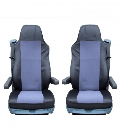 Accesorii Camioane - Set Huse Scaune Auto Camion DAF CF, LF, XF 95, XF 105, Gri