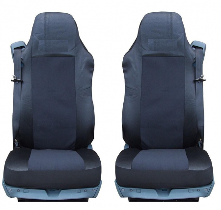 Accesorii Camioane - Set Huse Scaune Auto Camion DAF CF, LF, XF 95, XF 105, Negru