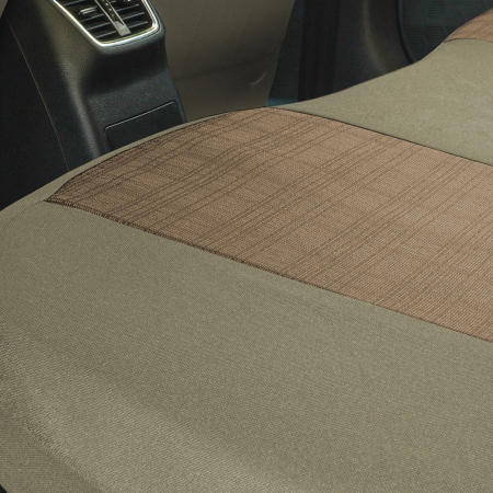 Set Huse Scaune piele si textil compatibile Skoda Octavia (2012-2020) Bej [3]