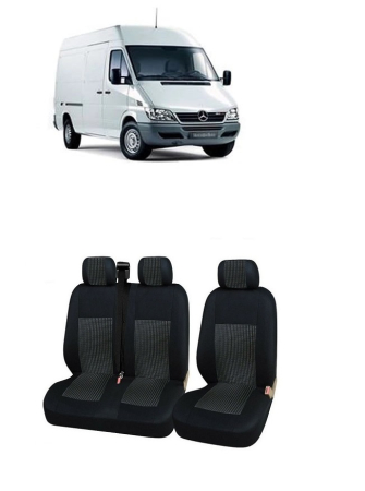 Mercedes - Set Huse Scaune  Mercedes Sprinter 3 locuri 2+1 (2000-2014)