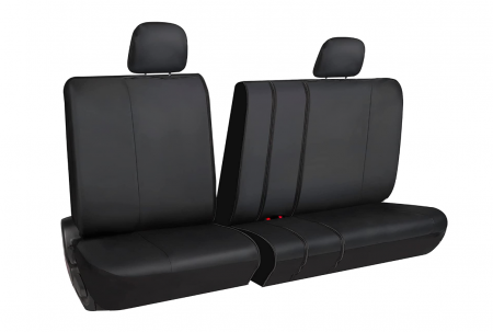 Set huse scaune piele  VW Passat B6 (2005-2010) Negru [1]