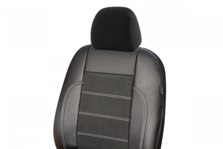 Set huse scaune piele alcantara  VW Touareg (2002-2010) [4]