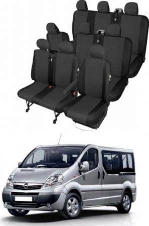 Opel - Set huse scaune auto 8+1 Locuri dedicate OPEL Vivaro 2001-2014