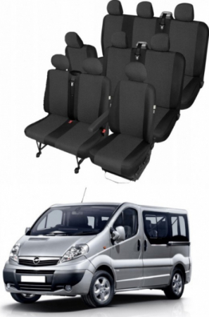 Opel - Set huse scaune auto 8+1 Locuri dedicate OPEL Vivaro 2014-2020