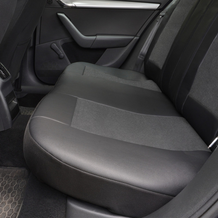 Set Huse scaune auto piele si textil  HYUNDAI Tucson 2016 - 2019 bancheta fractionata [4]